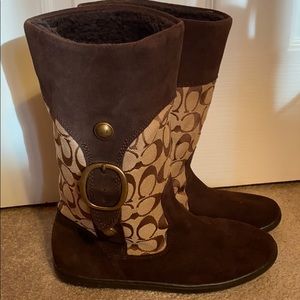 Coach Brown Boots